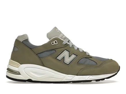 Мужские кроссовки New Balance 990v2 Made in USA, стально-голубые