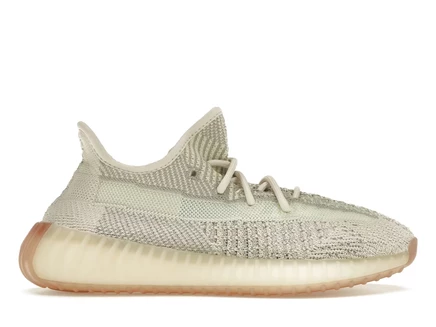 Мужские кроссовки Adidas Yeezy 350 V2, рефлективные, цитрин