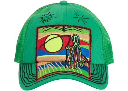 Унисекс кепка Supreme Reaper Mesh Back 6-Panel, зеленая