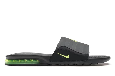 Мужские сланцы Nike Air Max Camden, антрацит/volt