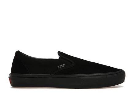 Мужские слипоны Vans Skate Slip-On, полностью черные