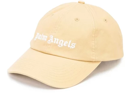 Мужская кепка Palm Angels с вышитым логотипом, желтая