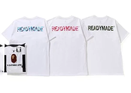 Мужские футболки Bape x Readymade (3 шт.), белые