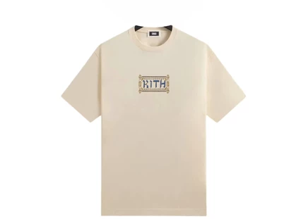 Футболка KITH Scroll, песочно-бежeвая