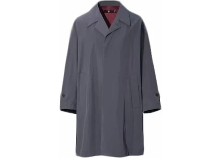 Мужское пальто Uniqlo x Jil Sander оверсайз, серое