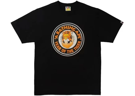 Мужская футболка Bape Year of the Tiger, черная