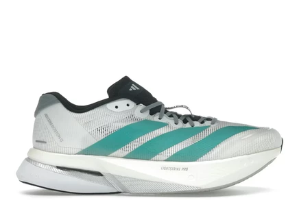 Мужские кроссовки Adidas Adizero Boston 13, бело-бирюзовые