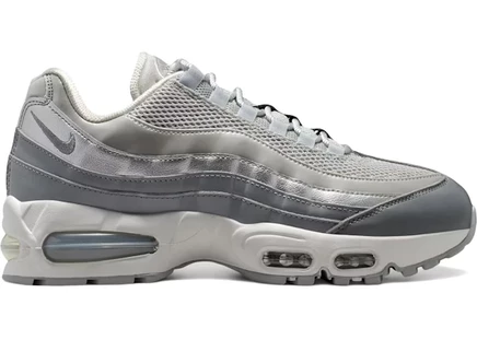 Женские кроссовки Nike Air Max 95 SE Big Bubble, серо-серебристые