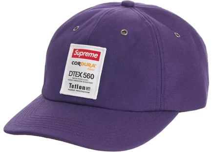 Кепка Supreme Cordura Teflon Label, темно-фиолетовая