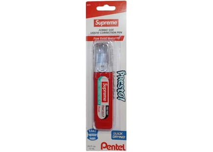 Унисекс корректор-ручка Supreme Pentel Presto, красная