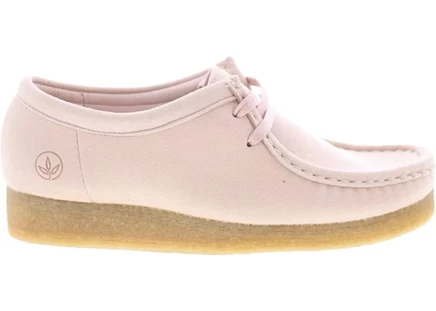 Женские мокасины Clarks Wallabee, бледно-розовые