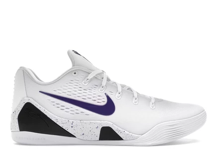 Мужские кроссовки Nike Kobe 9 Elite Low EM Protro, бело-фиолетовые
