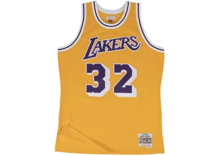 Мужская джерси Mitchell & Ness Magic Johnson, золотистая