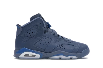 Детские кроссовки Jordan 6 Retro Diffused Blue, голубые