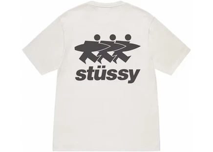 Мужская футболка Stussy Surfwalk пигментная, натуральная