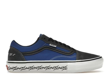 Мужские кроссовки Vans Old Skool x Supreme, королевский