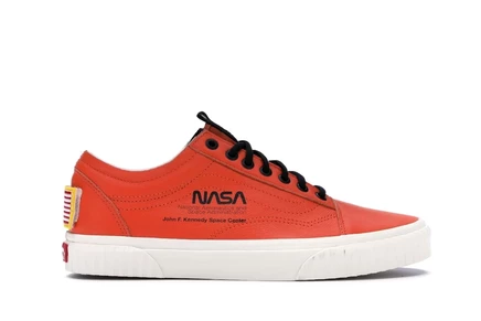 Мужские кеды vans old skool nasa firecracker, оранжевые