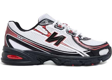 Кроссовки New Balance 740, бело-красно-черные