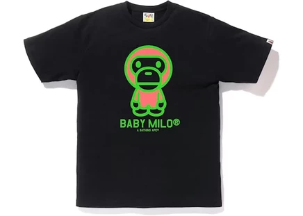 BAPE Neon Baby Milo Tee Black/Yellow black/yellow
