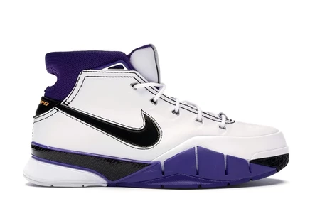 Мужские кроссовки Nike Kobe 1 Protro 81, бело-фиолетовые