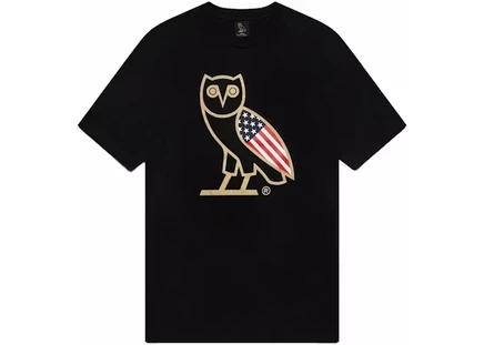 Мужская футболка Ovo USA OG Owl, черная