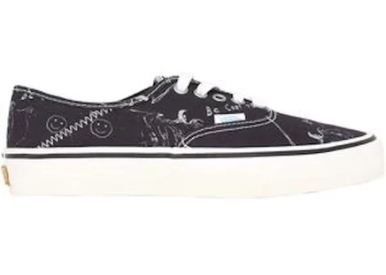 Мужские кеды Vans Authentic SF Chris Johanson, черно-белые