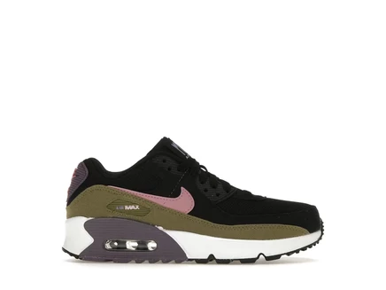 Детские кроссовки Nike Air Max 90, черные/пурпурные
