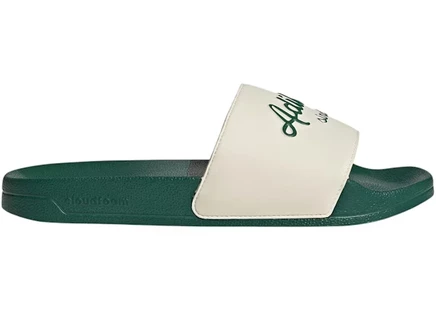 Мужские шлепанцы Adidas Adilette Shower, бело-зеленые