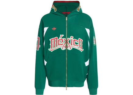 Мужское худи Adidas Originals FIFA World Cup 26 Mexico, зеленое