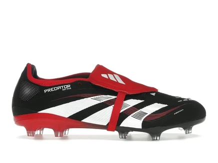 Мужские бутсы adidas predator pro fg, черно-бело-красные