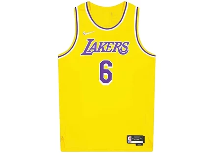 Мужская майка Nike LeBron Icon Edition L.A. Lakers, желтая