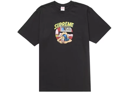 Мужская футболка supreme bedroom (ss25), черная