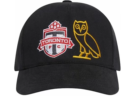 Унисекс кепка OVO x Toronto FC с логотипом, черная