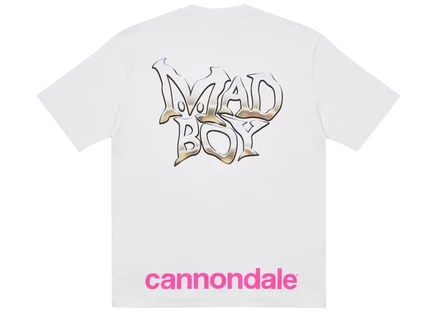 Футболка Palace x Cannondale Mad Boy 2, белая
