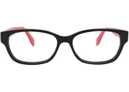 Женская оправа Alexander McQueen AM0344O, черная прозрачная