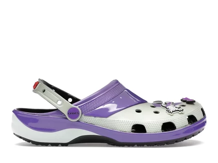 Мужские сабо Crocs Classic Clog Frieza, бело-фиолетовые