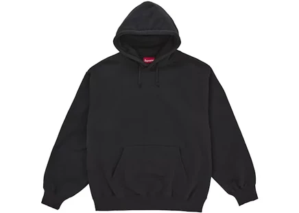 Мужская толстовка с капюшоном Supreme Satin Appliqué, черная