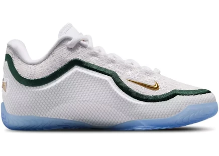 Детские кроссовки Nike LeBron 23, бело-серо-черно-зеленые