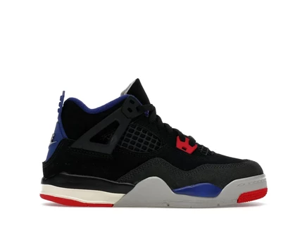Детские кроссовки Jordan 4 Retro Rare Air, черные