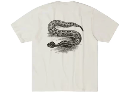 Мужская футболка Stussy Serpent Pigment Dyed, натуральная