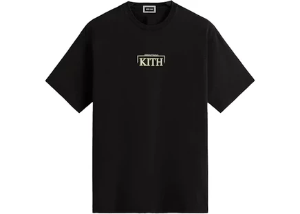 Мужская футболка KITH x STAR WARS Green Glow Vintage, черная