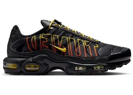 Мужские кроссовки Nike Air Max Plus Tuned Air Sunrise, черно-оранжевые
