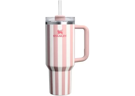 Stanley Flowstate Quencher 40oz Tumbler Peach Whip Cabana Gloss peach whip cabana gloss