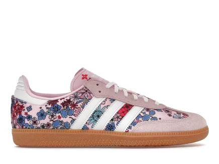 Детские кроссовки Adidas Samba OG Liberty London, светло-розовые