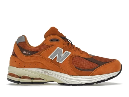 Мужские кроссовки New Balance 2002R, ржаво-оранжево-белые