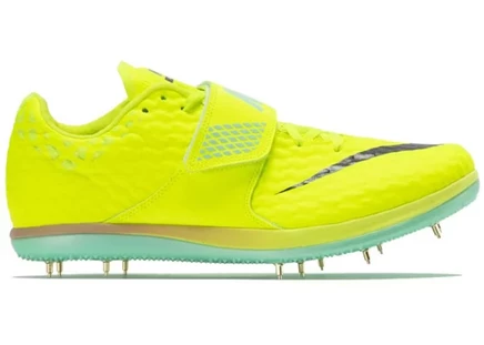 Шиповки Nike High Jump Elite, желто-бирюзовые