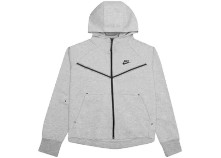 Женское худи Nike Tech Fleece Windrunner, темно-серый/черный