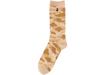 Мужские носки Bape Color Camo Ape Head One Point, желтые