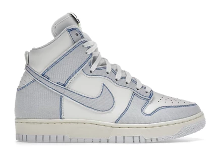Мужские кроссовки Nike Dunk High 1985, голубой деним