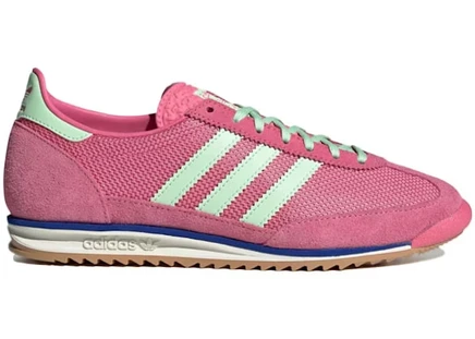 Женские кроссовки Adidas SL72, розово-зеленые